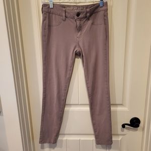 American Eagle Outfitters | tan super stretch jegging